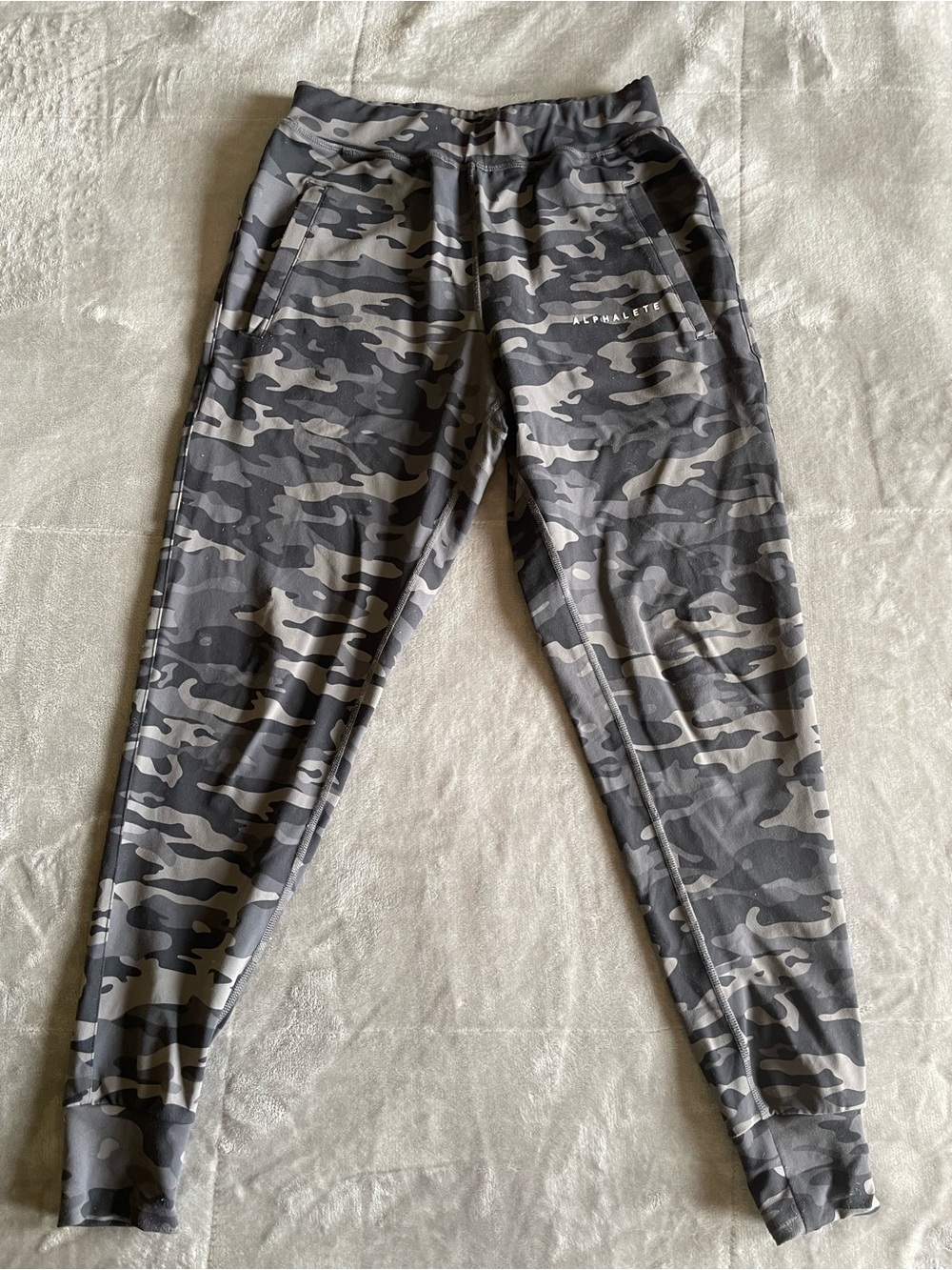 Alphalete Gray Camo Joggers